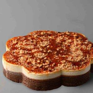 Chocolate vanilla ice-cream cake