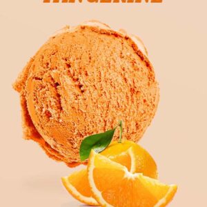 tangerine ice-cream